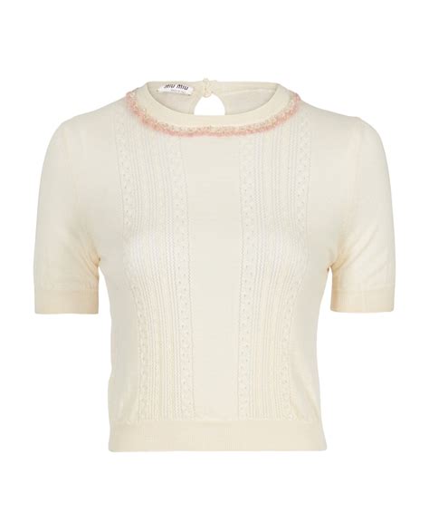 miu miu lace top|michael miu tops.